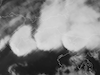 Severe thunderstorms - Infrared satellite imagery of three supercells over Northern Italy
